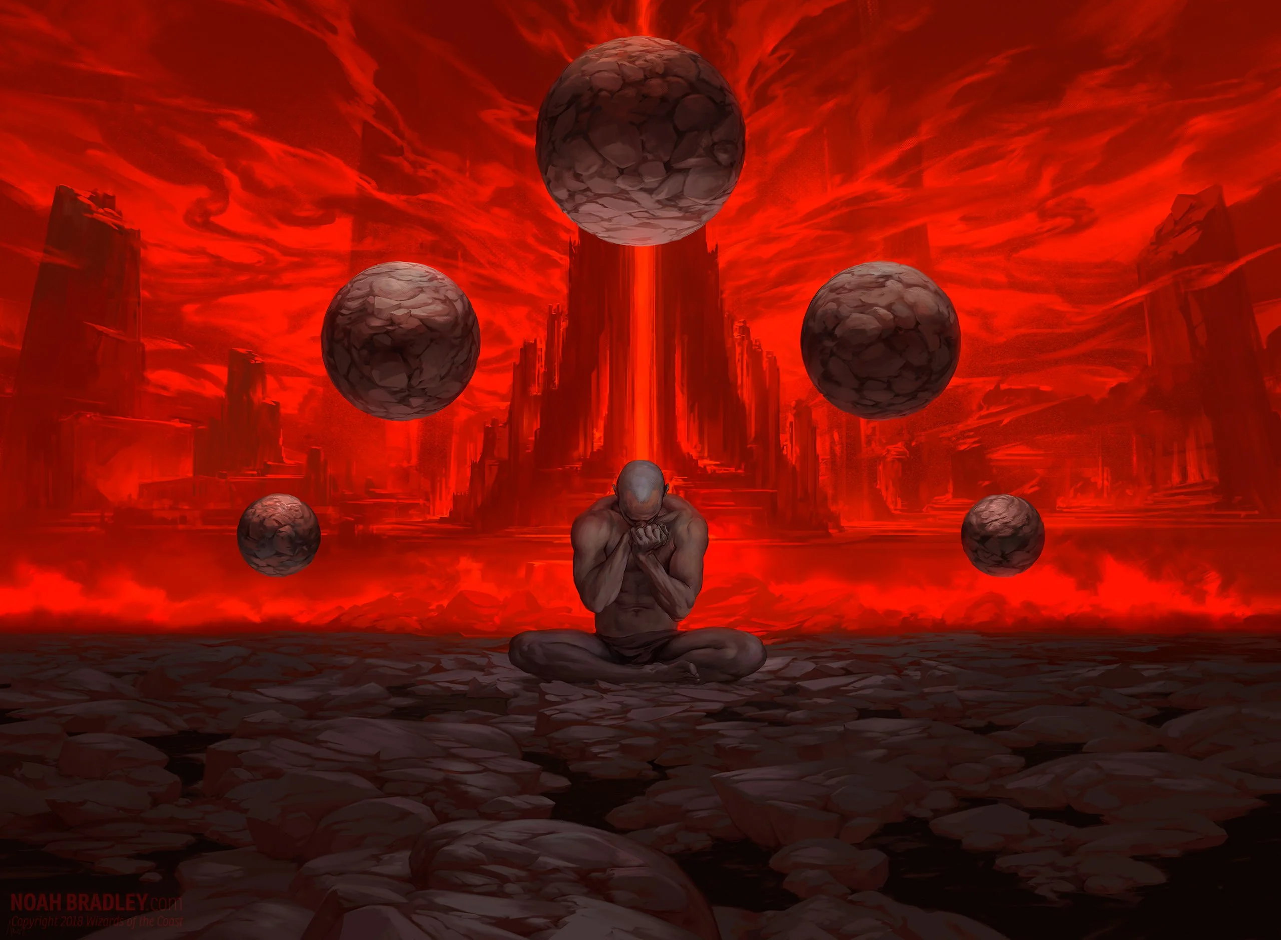 Doomsday card artwork for Magic The Gathering