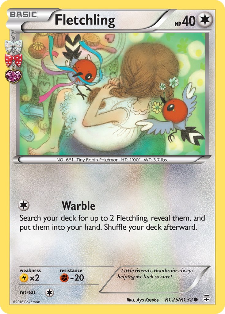 fletchling card from Pokemon