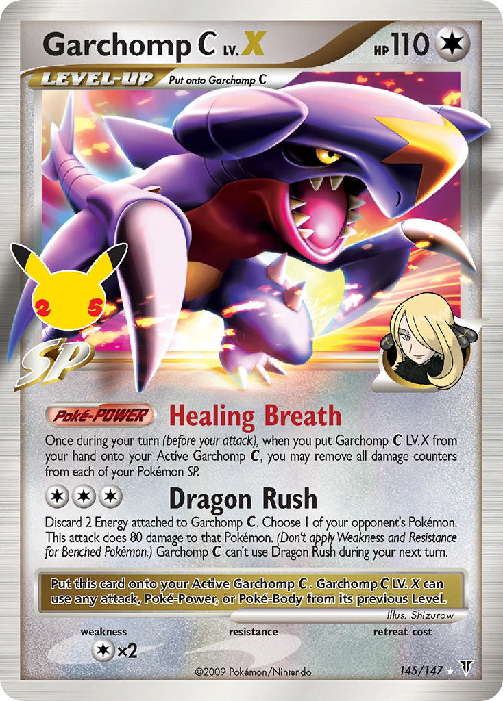 Garchomp card from Pokemon