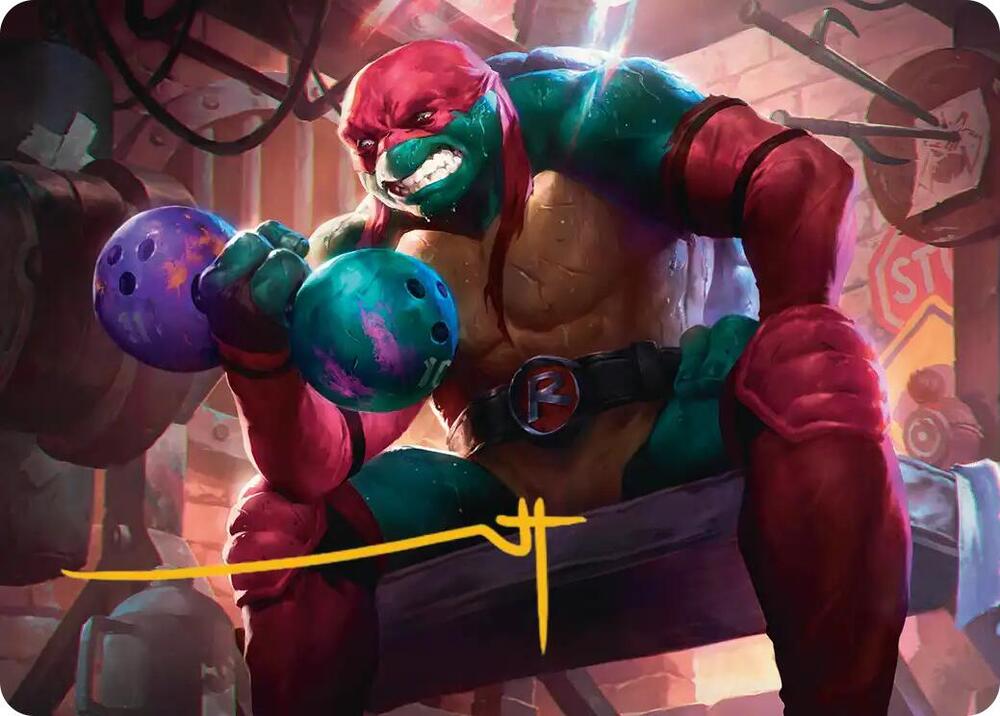 Raphael Tough Turtle artwork from Magic The Gathering