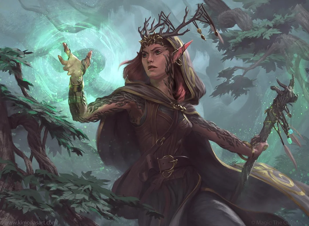 Devoted Druid card artwork from Magic The Gathering