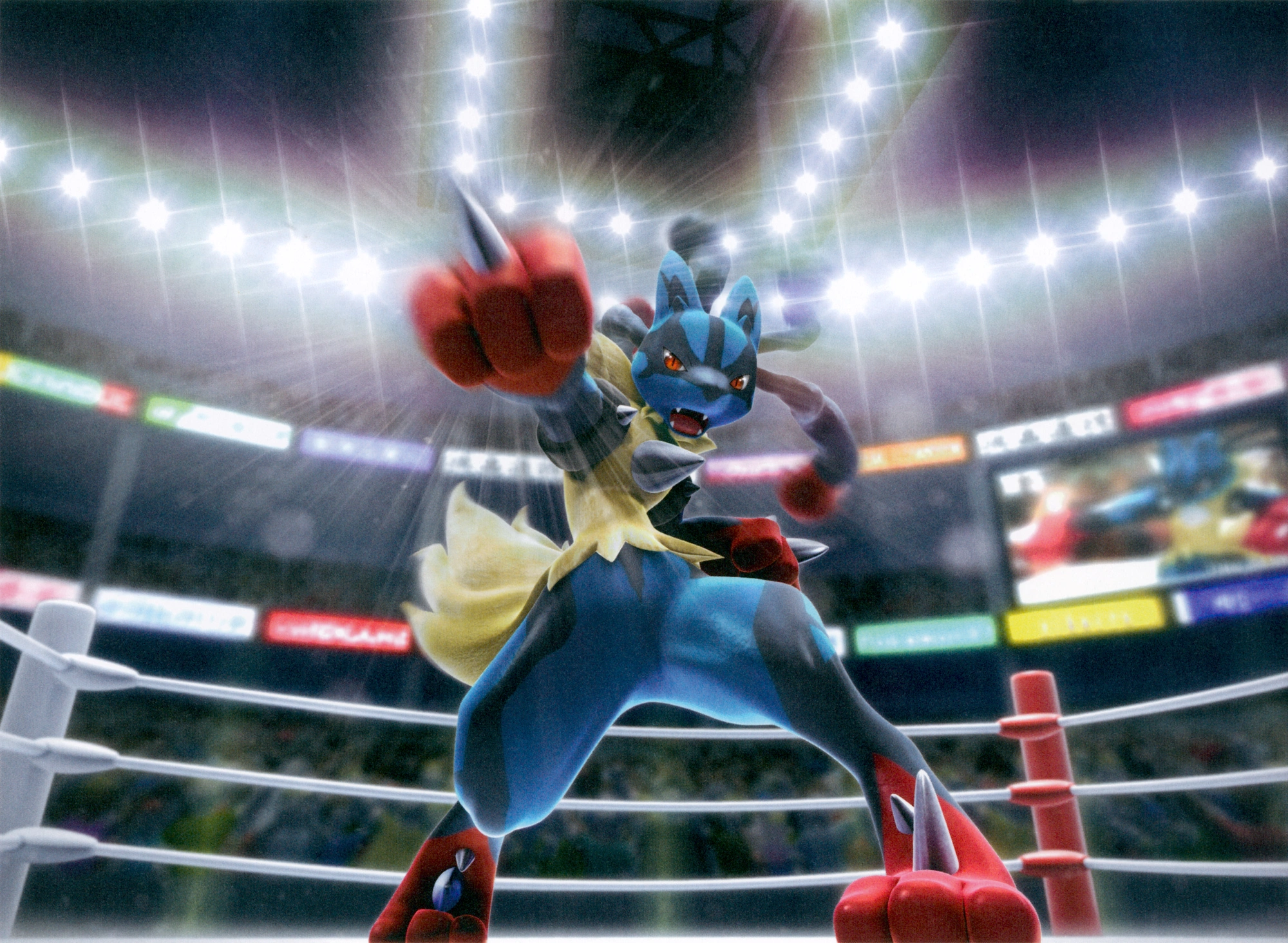 Mega Lucario art from Pokemon