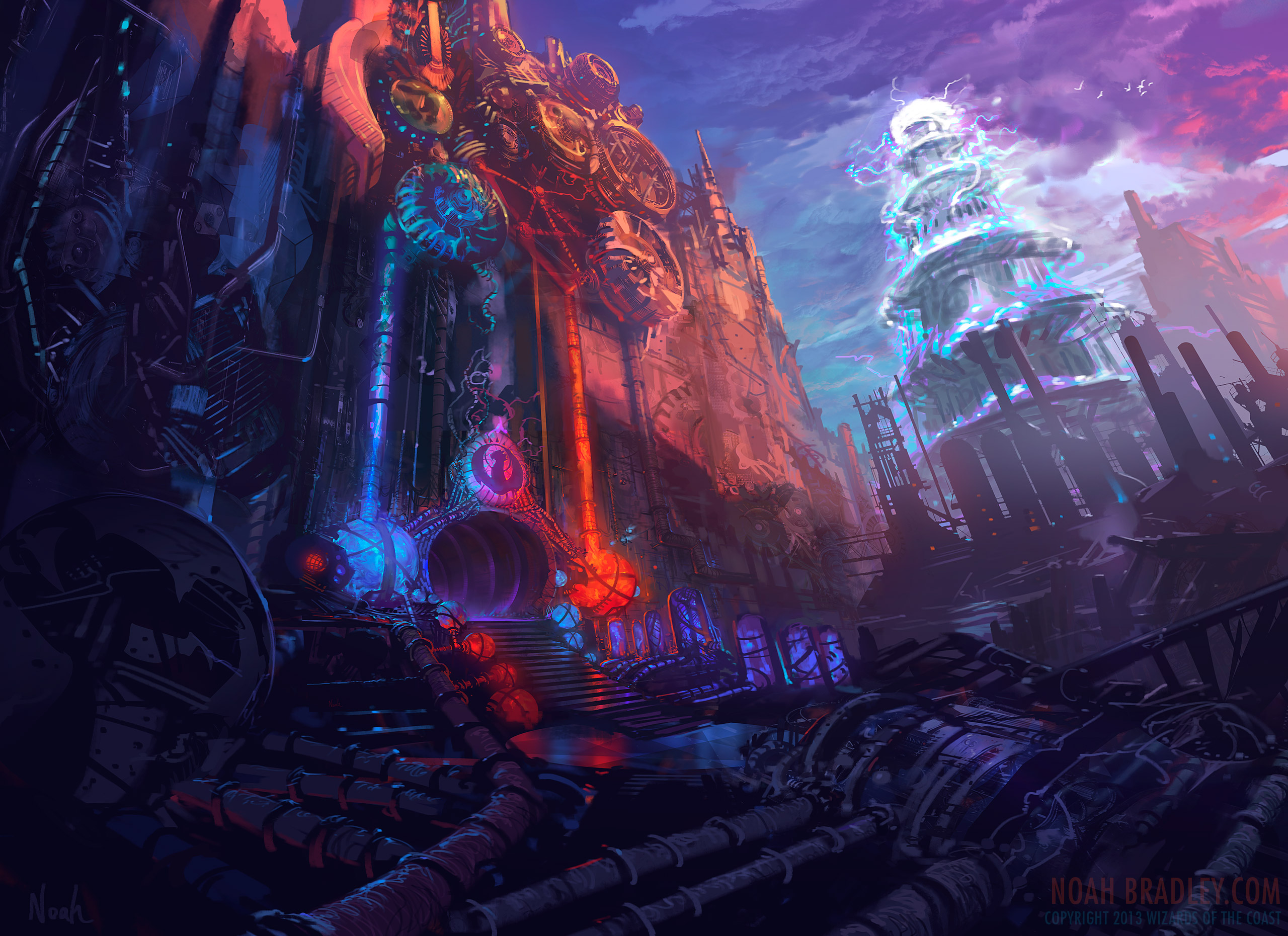 Izzet Guildgate card artwork for mtg