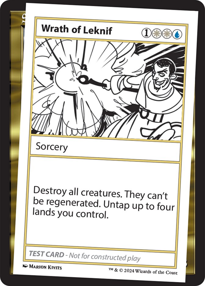 Wrath of Leknif card from Magic: The Gathering