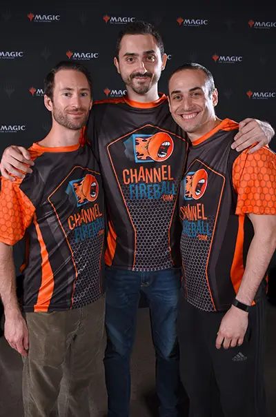 Group Photo with Martin Juza at the Team tournaments from Magic: The Gathering