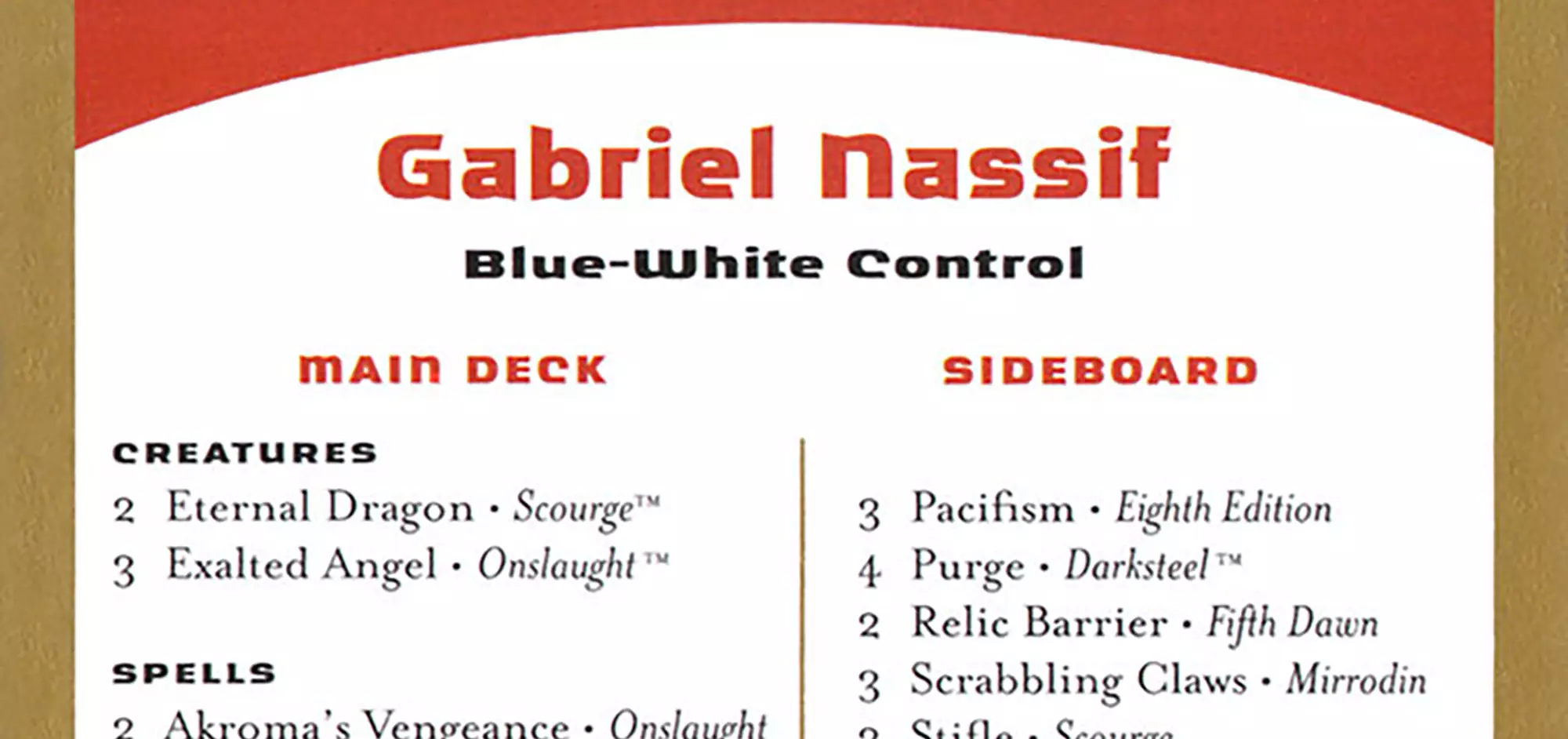 Gabriel Nassif Passion for Deckbuilding