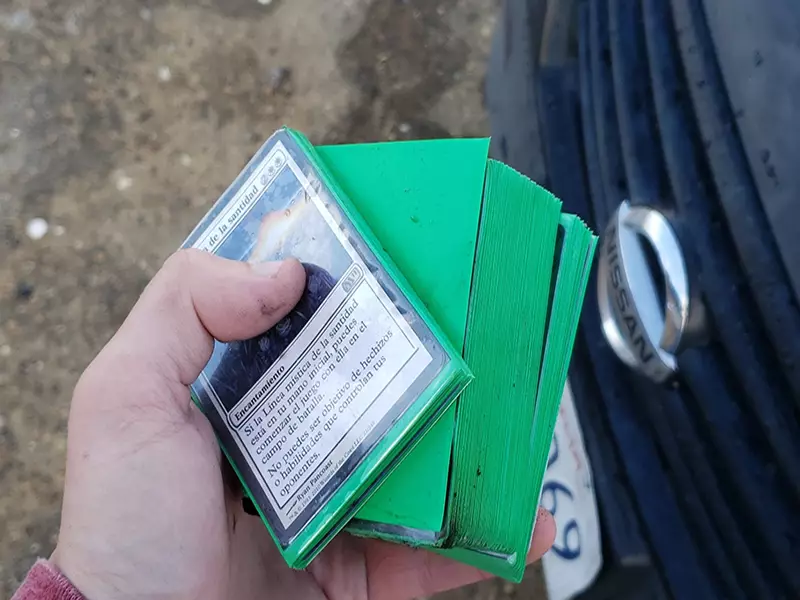 Magic: The Gathering cards survived after Josh's & Julie's house fire