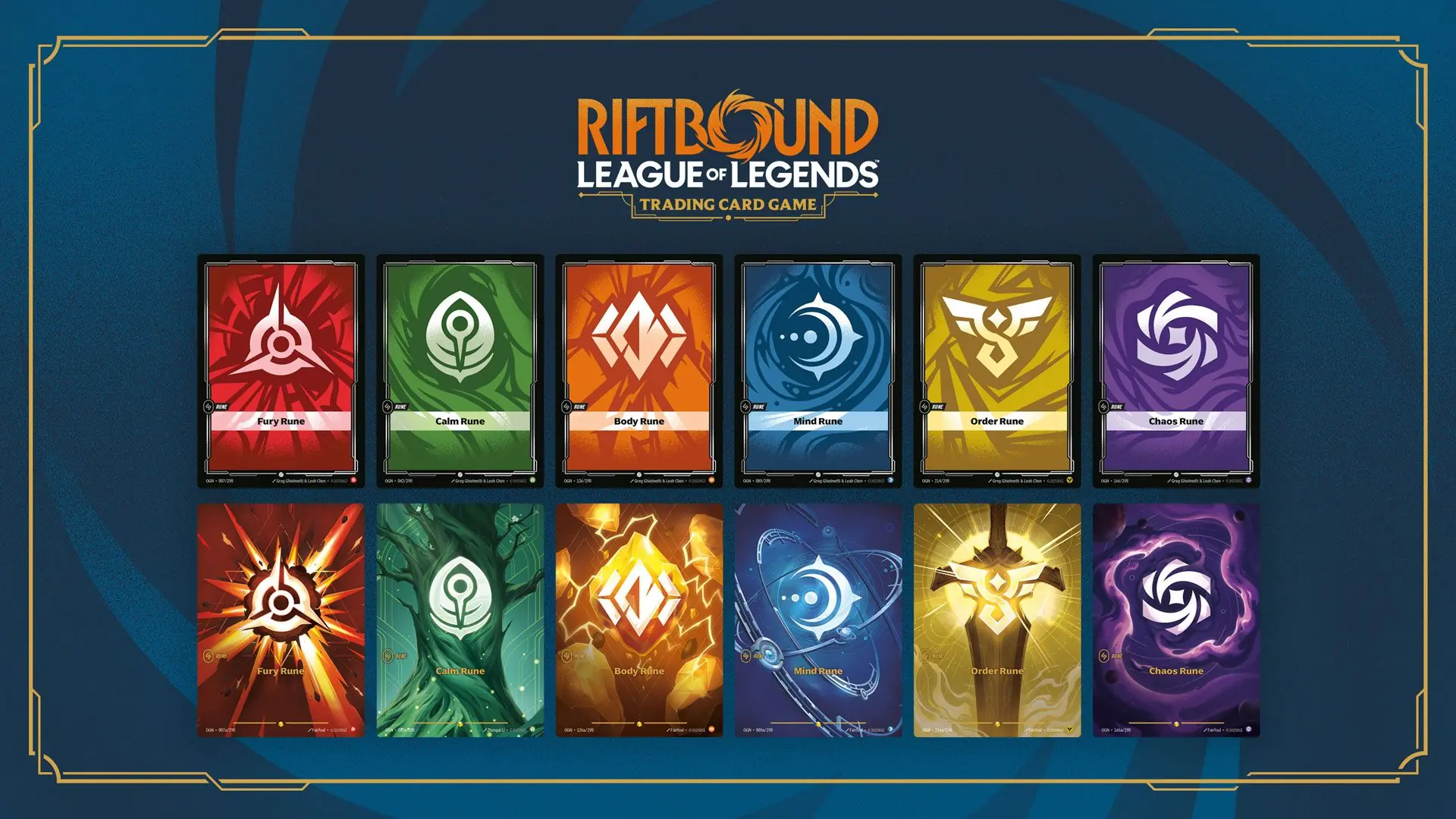 Riftbound runes art