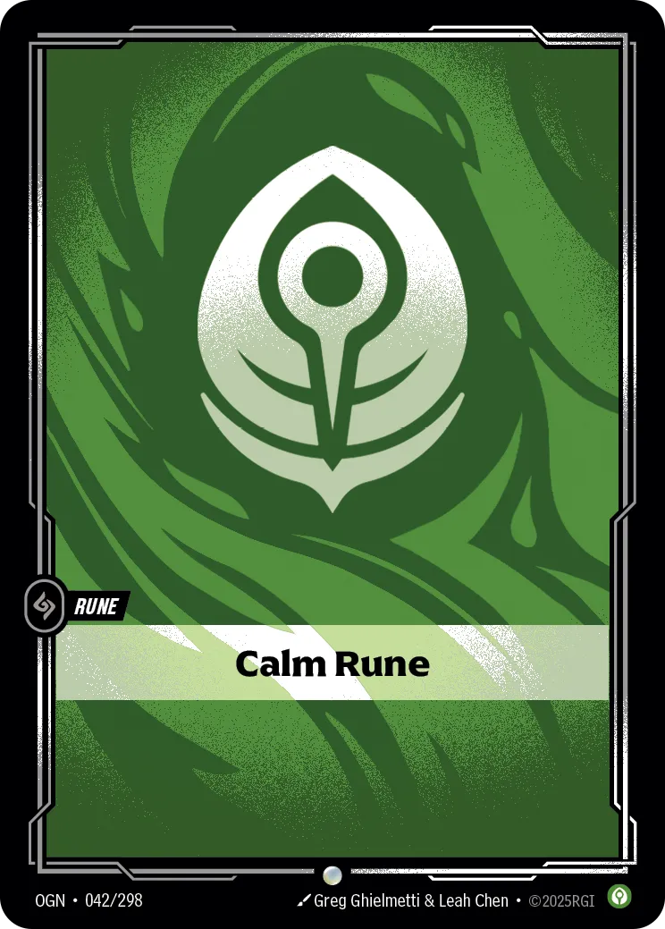 Calm Rune Riftbound
