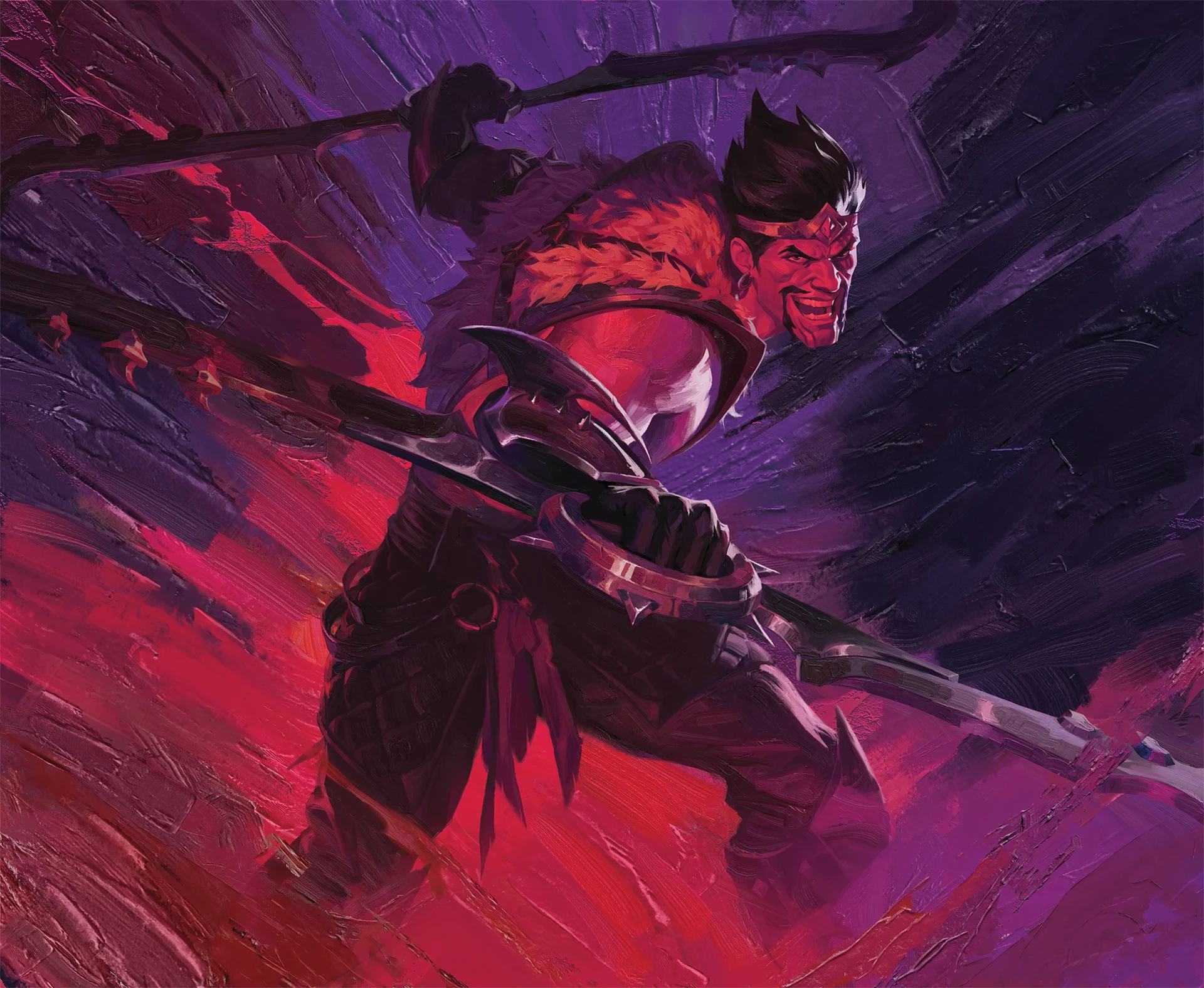 Draven Executioner art for Riftbound