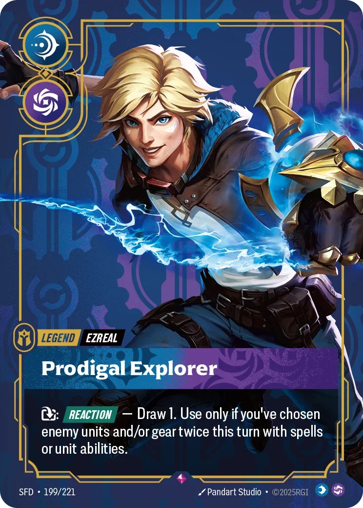 Ezreal Legend for Riftbound