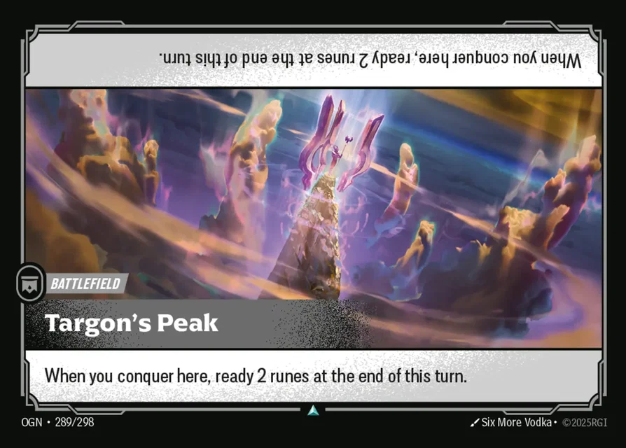 Targon's Peak art for Riftbound