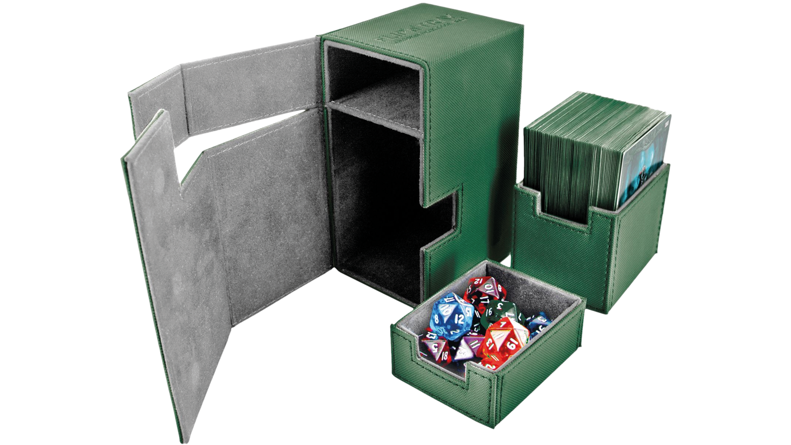 An old model of the Flip'n'Tray deck box by Ultimate Guard