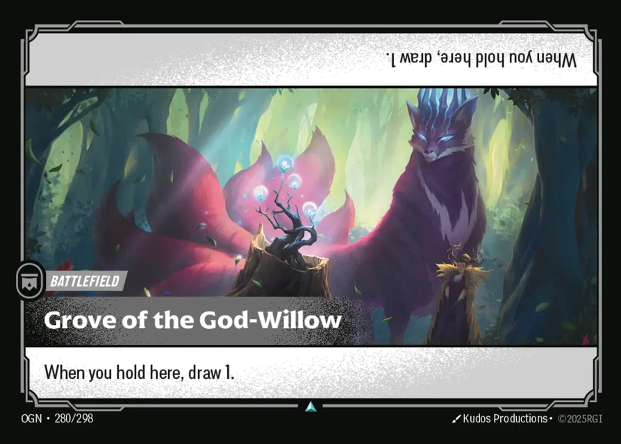 God's Willow art for Riftbound