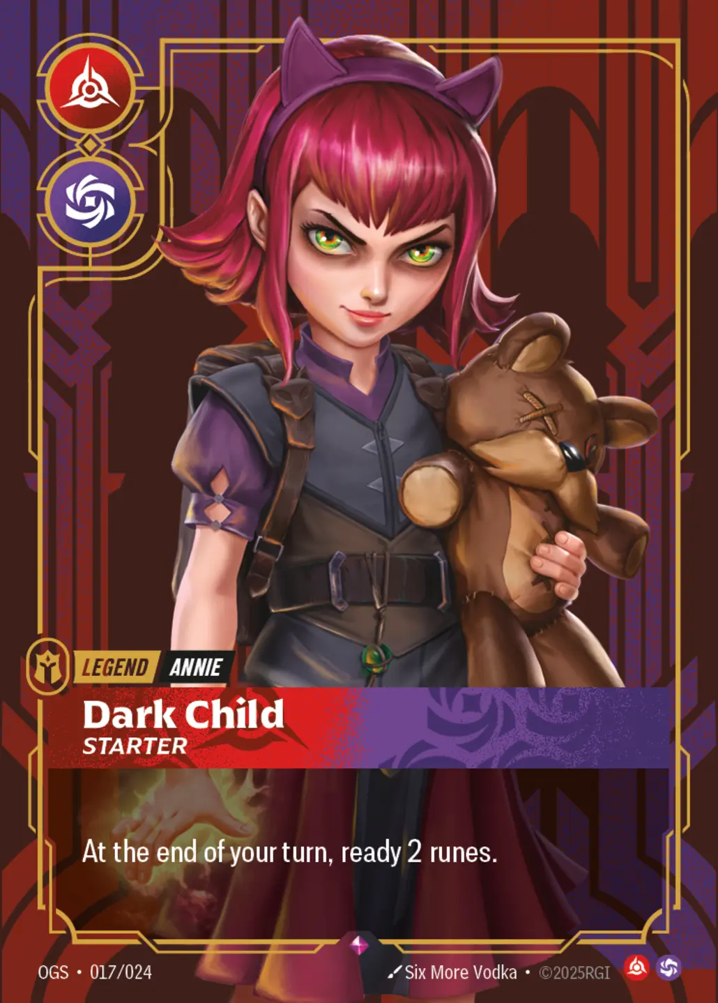 Annie art for Riftbound