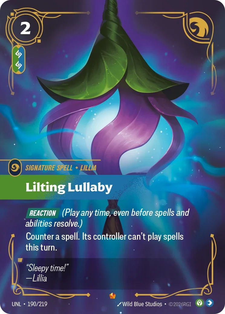 Lilting Lullaby art for Riftbound