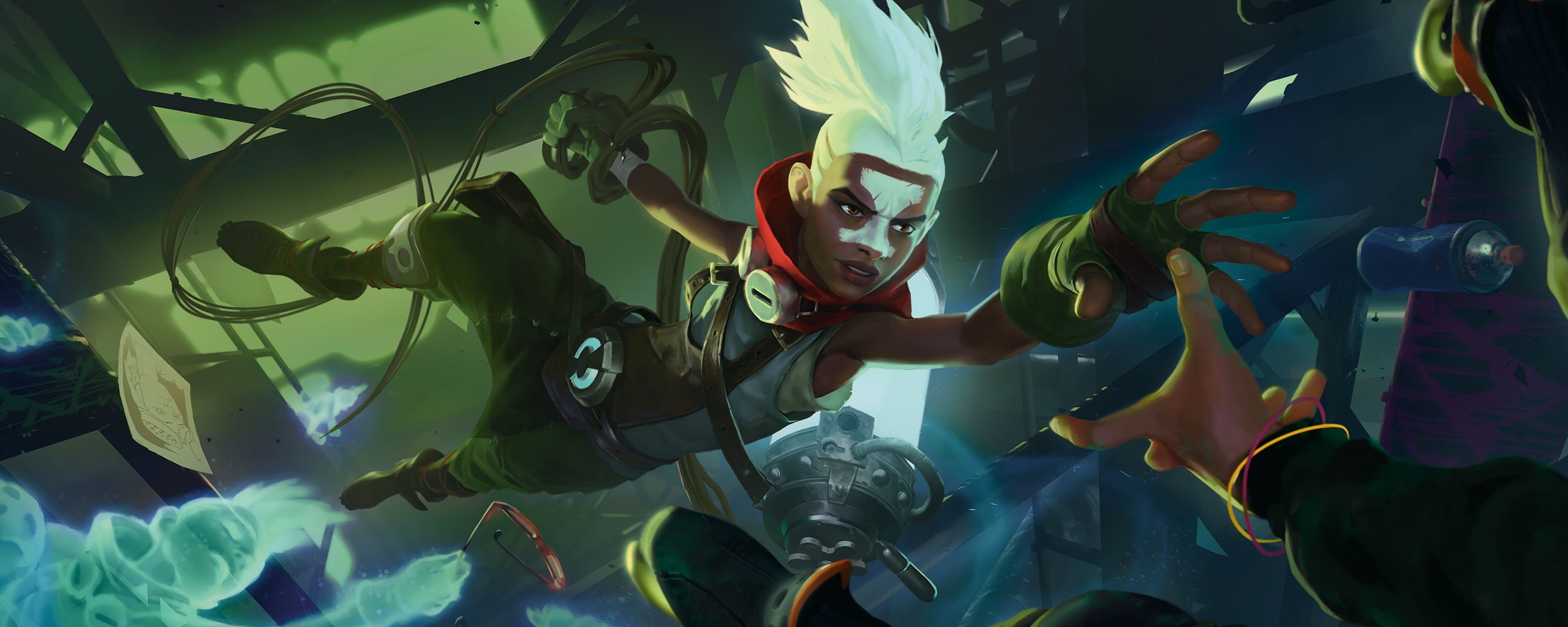 Ekko art for Riftbound