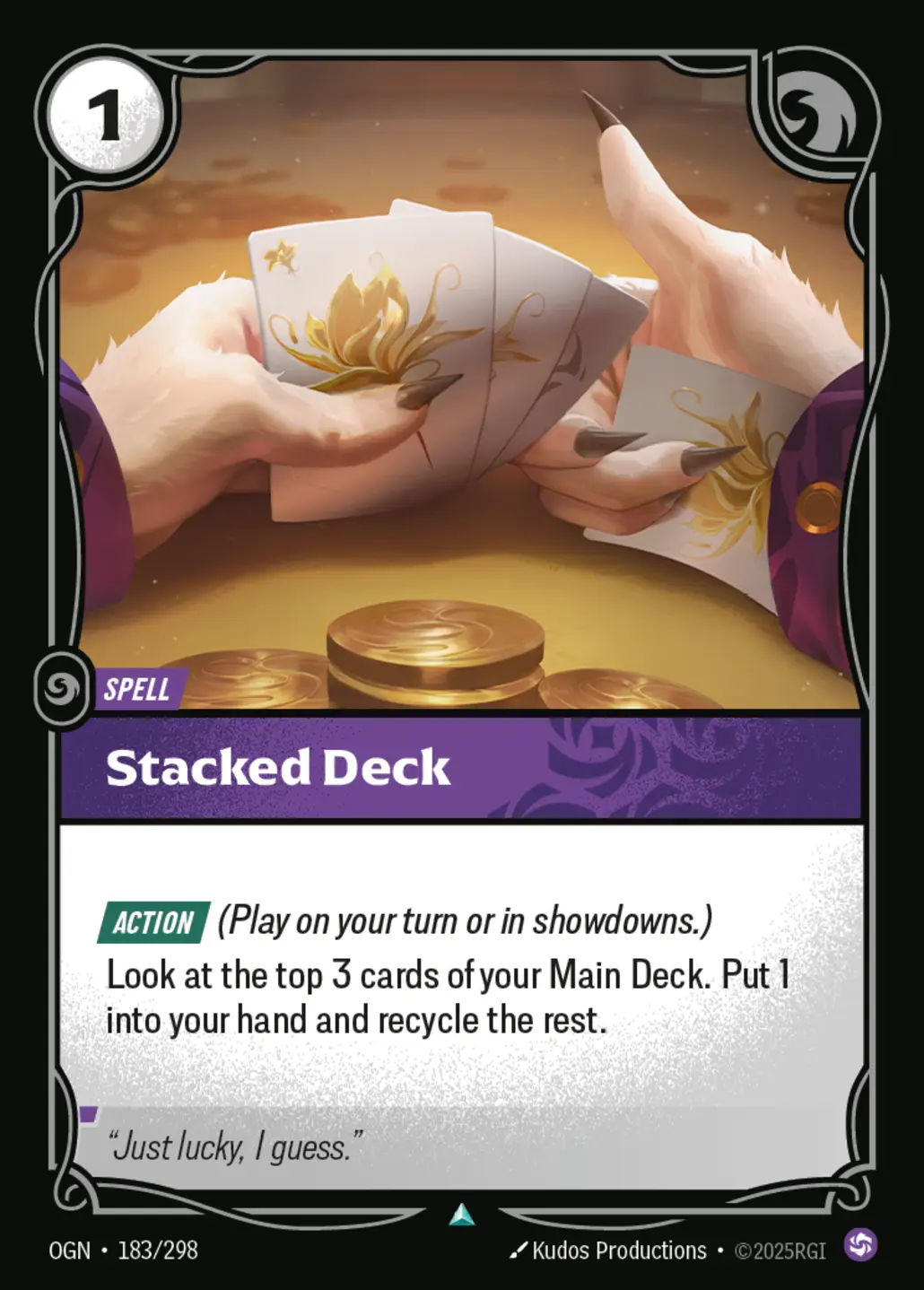 Stacked Deck art for Riftbound