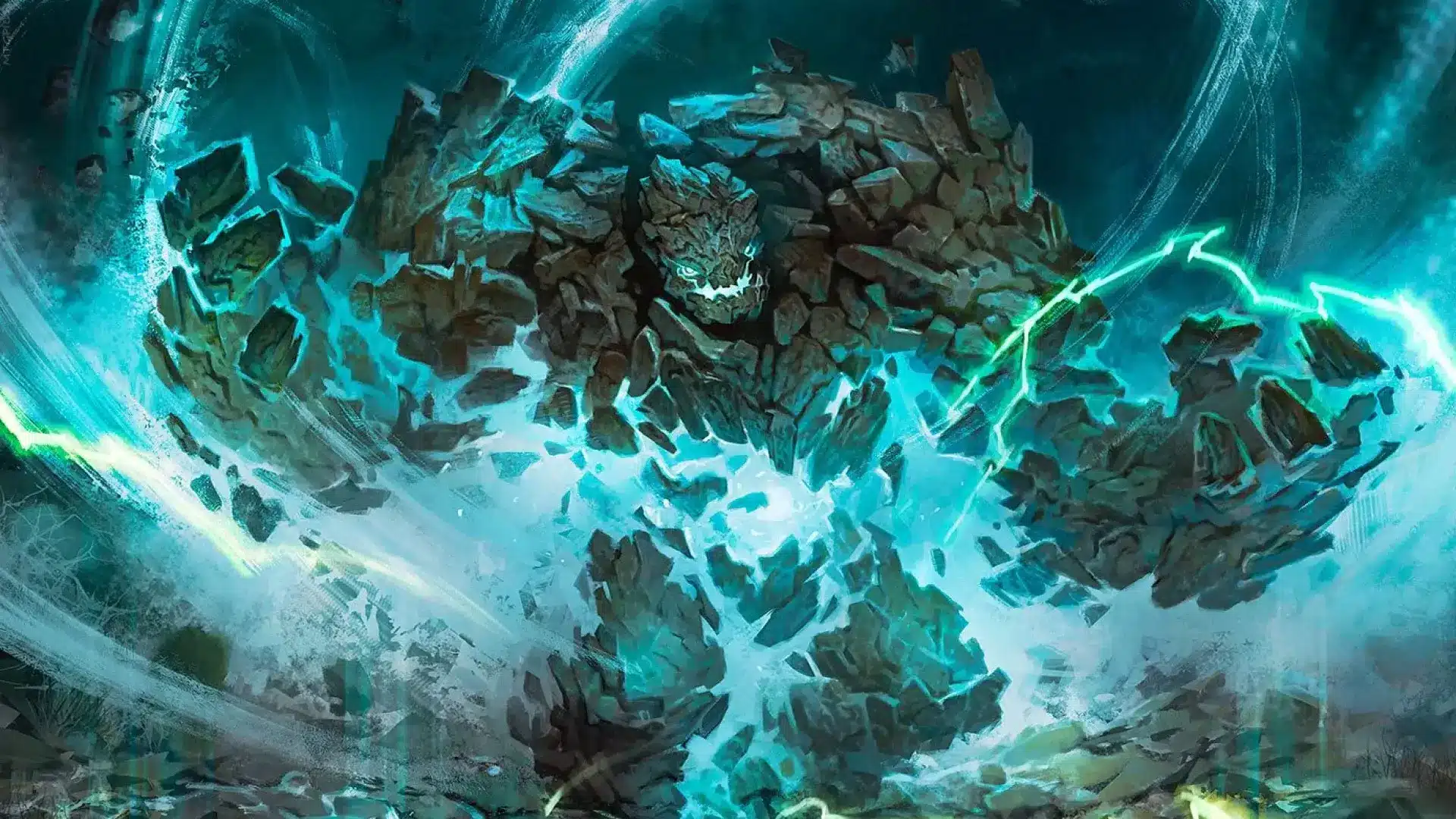 Maelstrom Colossus art for mtg