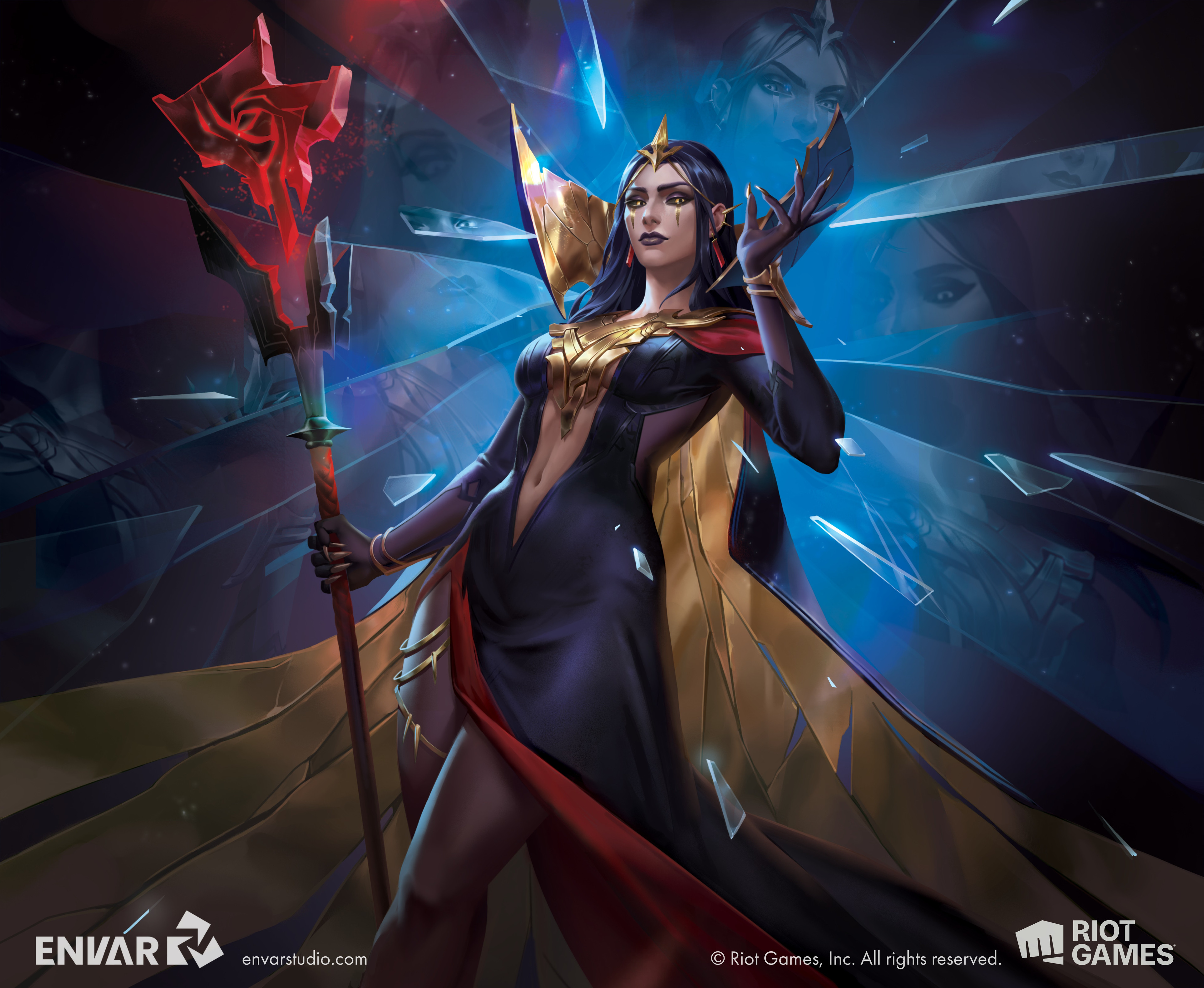 Leblanc art for Riftbound