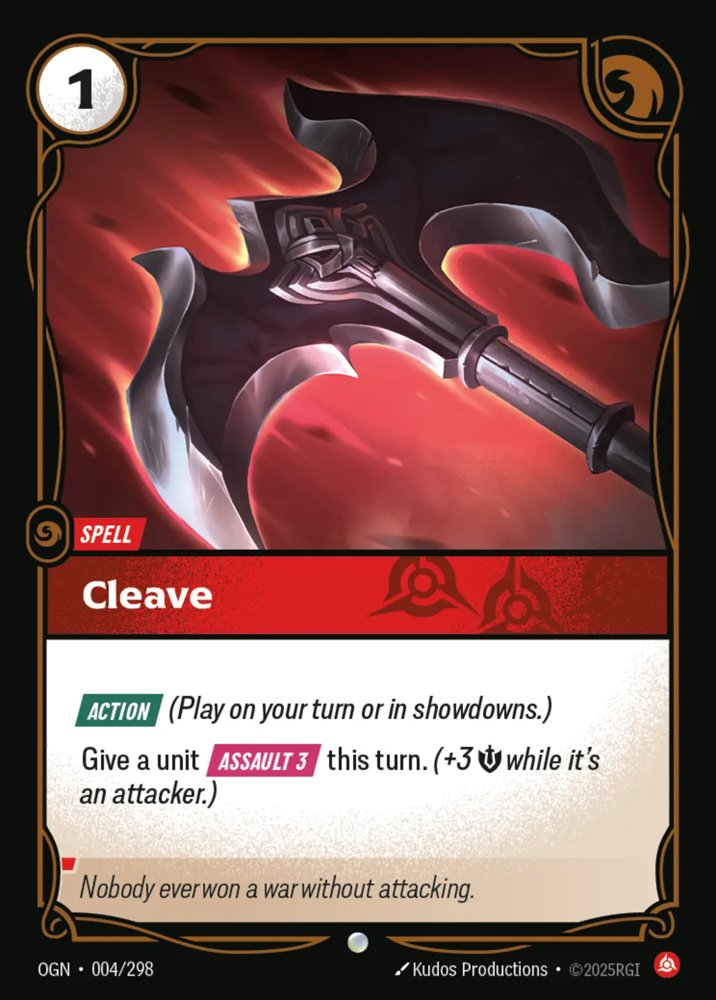 Cleave art for Riftbound