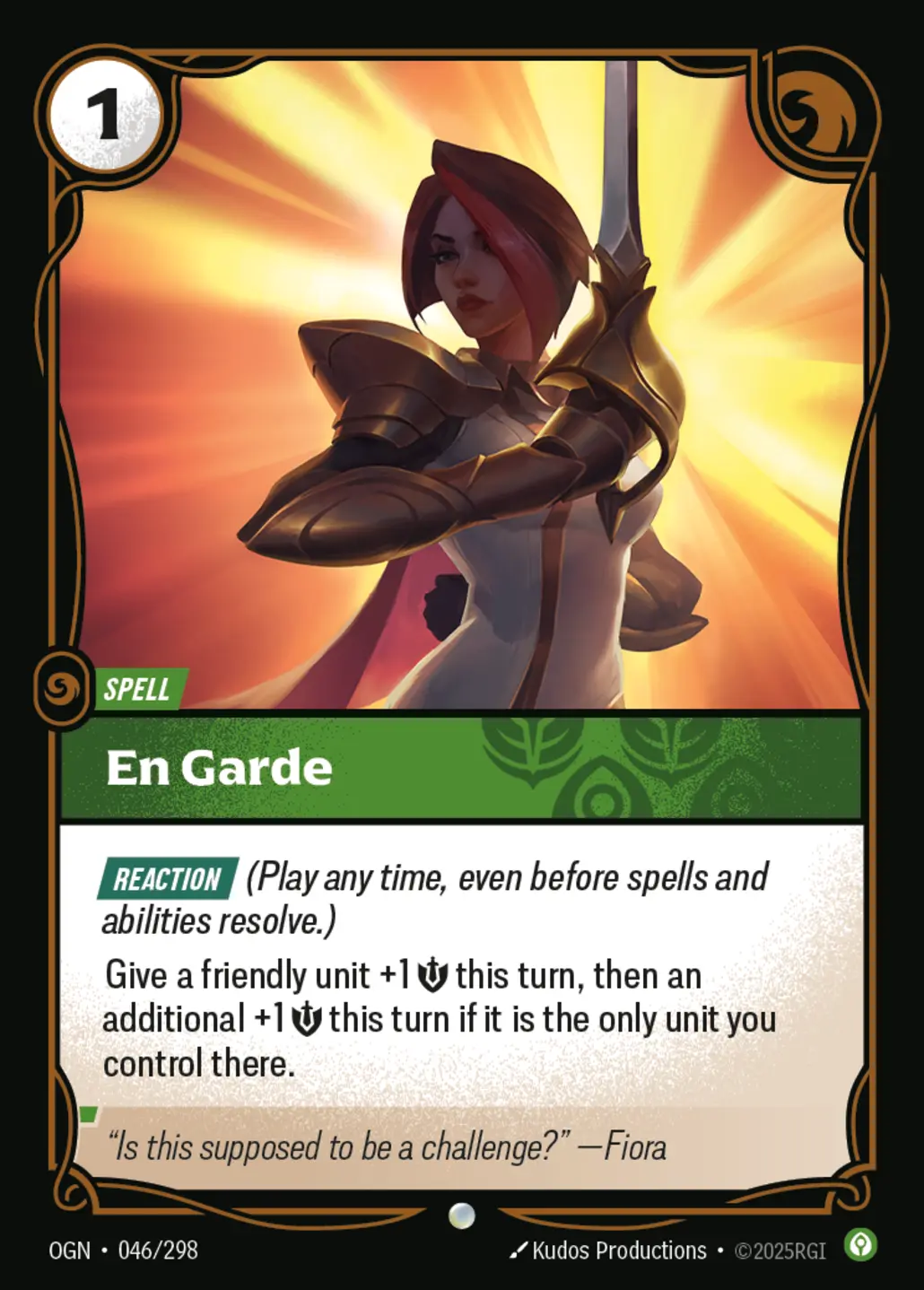 En Garde art for Riftbound