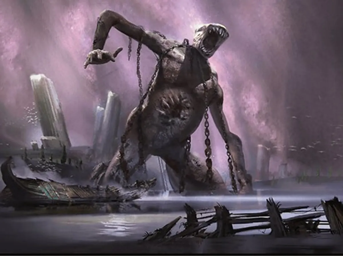 Necrodominance card art for MTG