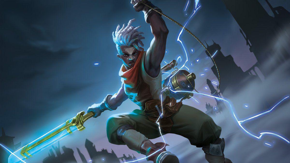 Ekko radiance art for riftbound