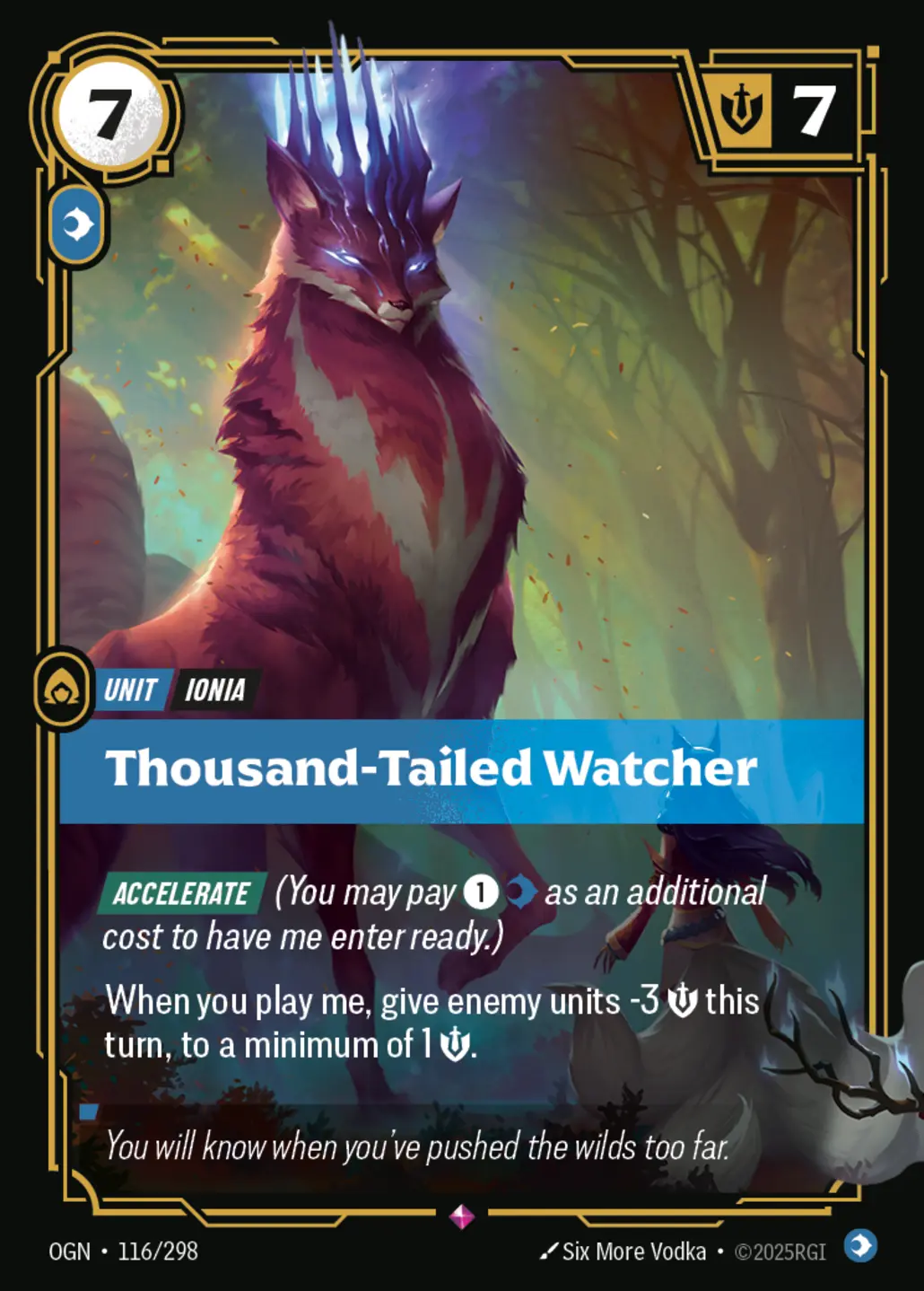 Watcher art for Riftbound