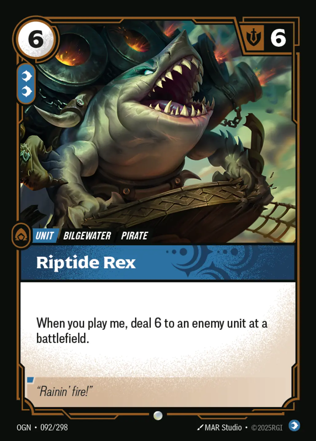 Riptide Rex art