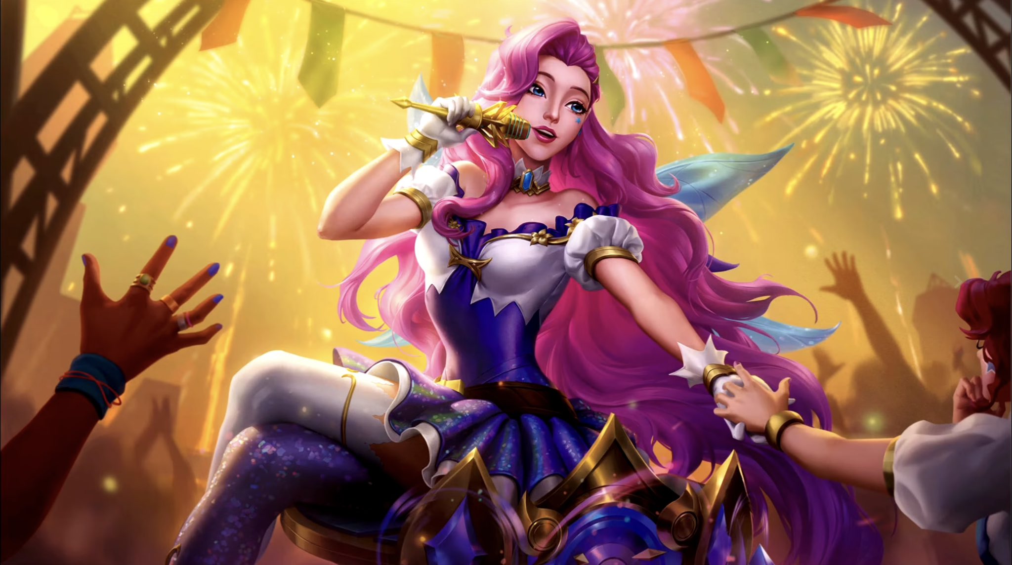 Seraphine art for Riftbound