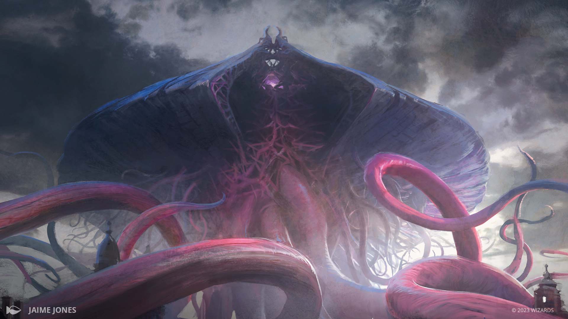 Emrakul Promised End art for MTG