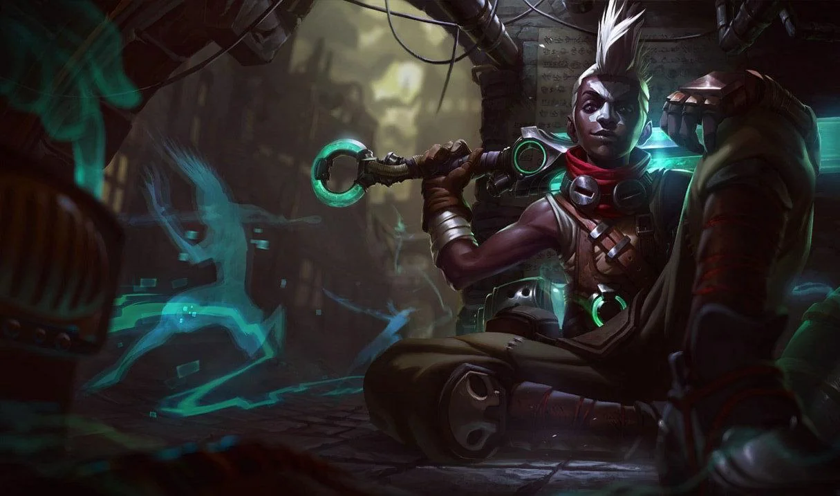 ekko art radiance for riftbound