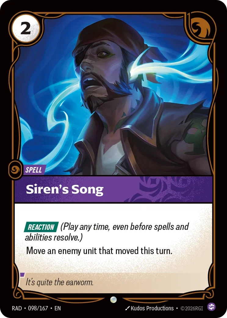 Siren's Song art for Riftbound