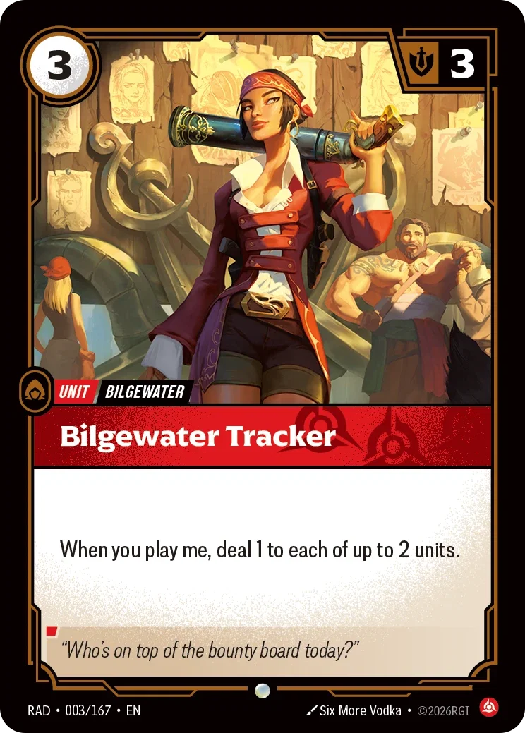 Bilgewater Tracker art for Riftbound