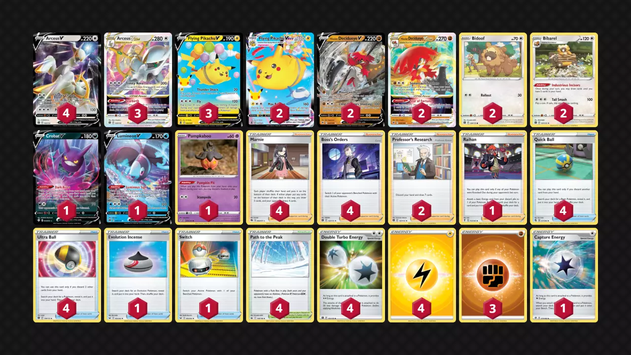 Arceus Pikachu Decklist