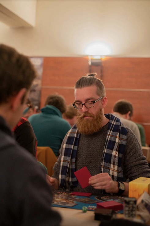 Photo of Person playing Magic: The Gathering