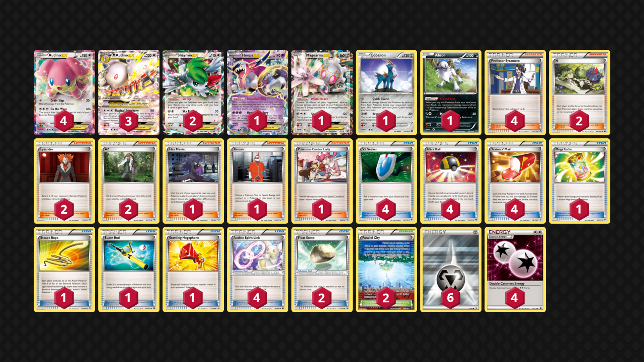 Mega Audino Decklist