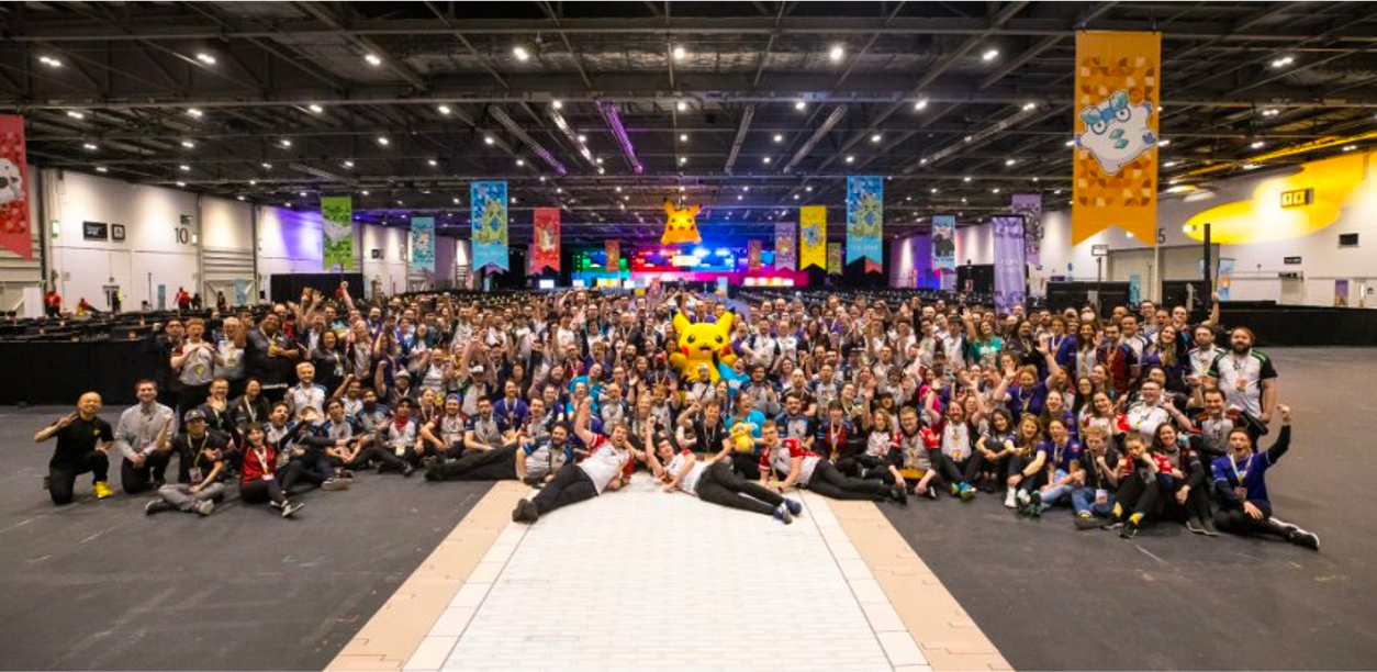 Pokémon EUIC Group Photo with Pikachu