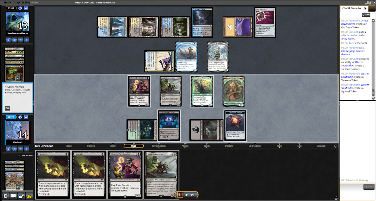 Magic: The Gathering Online Gameplay Modern Soultrader Decklist Main deck cards explained
