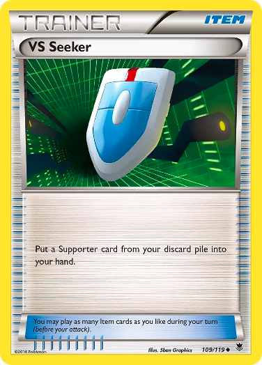 VS Seeker Item card from Pokémon