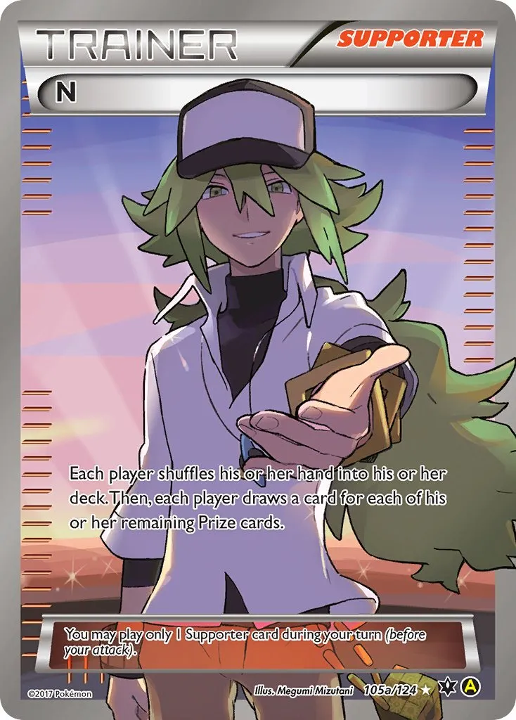 N Supporter card from Pokémon