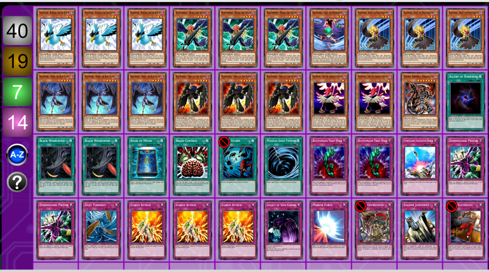 Blackwing Decklist Edison Format from Yu-Gi-Oh!