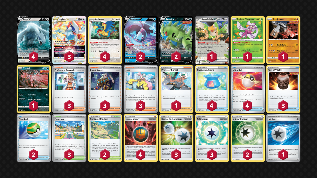 Lugia Deck Pokémon