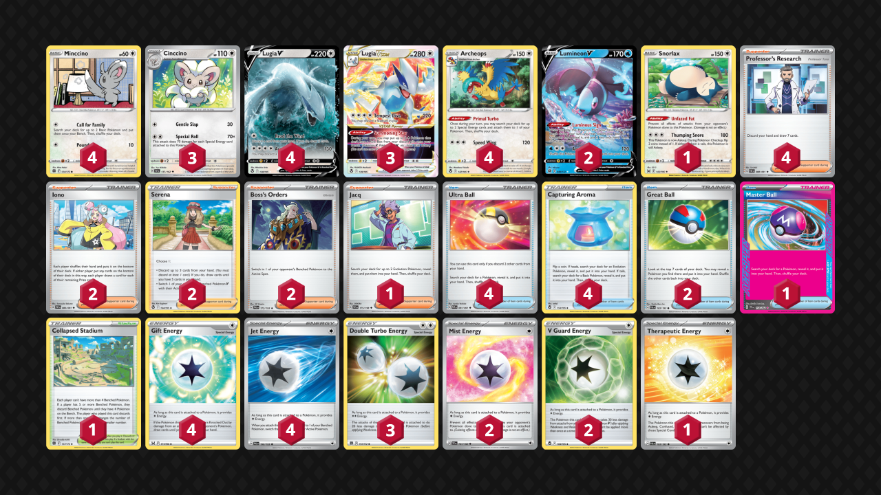 Lugia VSTAR Cinccino Decklist