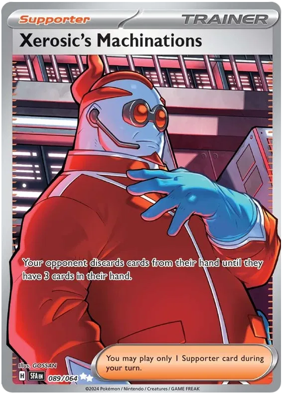Xerosic's Machinations Trainer card from Pokémon