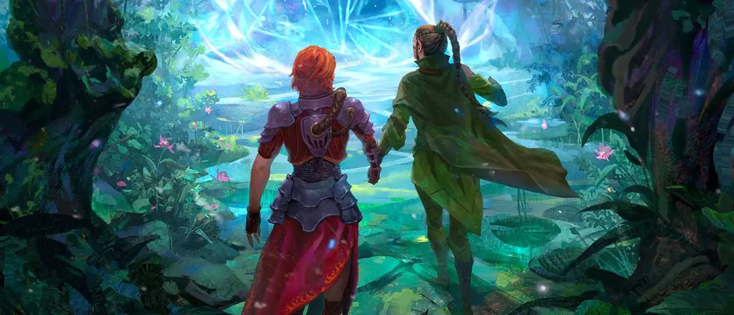 Nissa and Chandra artwork from Magic: The Gathering