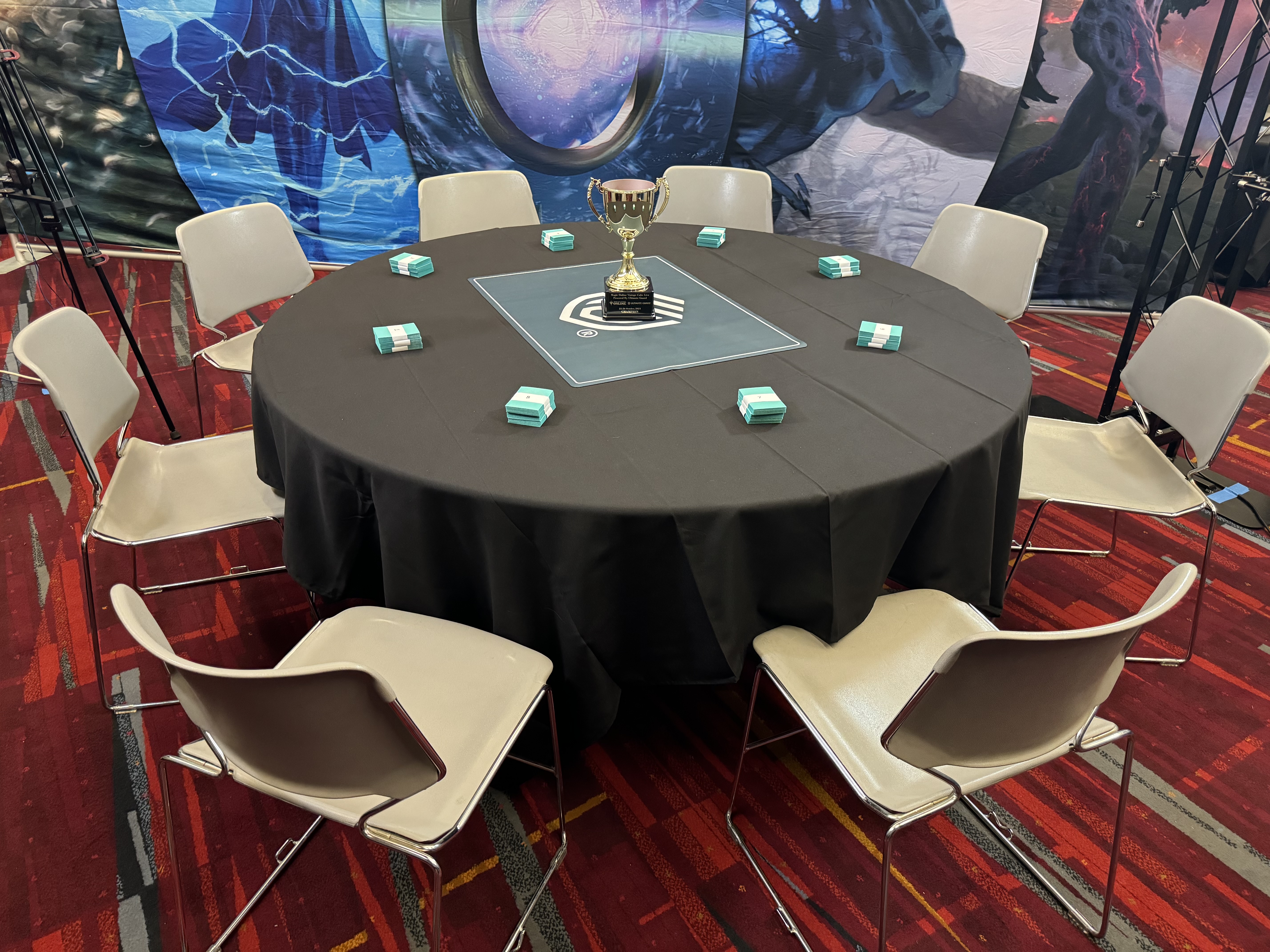 The Seats at The Magic Online Vintage Cube Live Powered By Ultimate Guard event in 2024