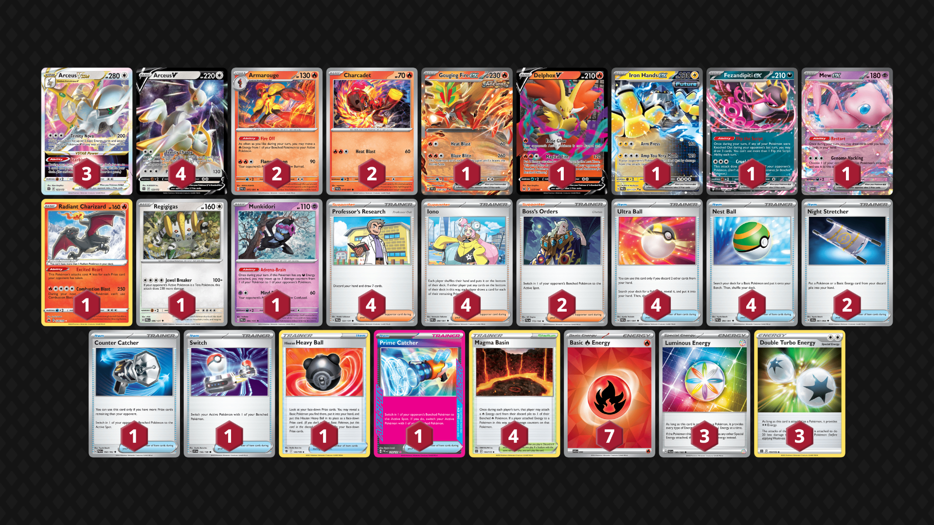 Arceus Armarouge Deck Regigigas