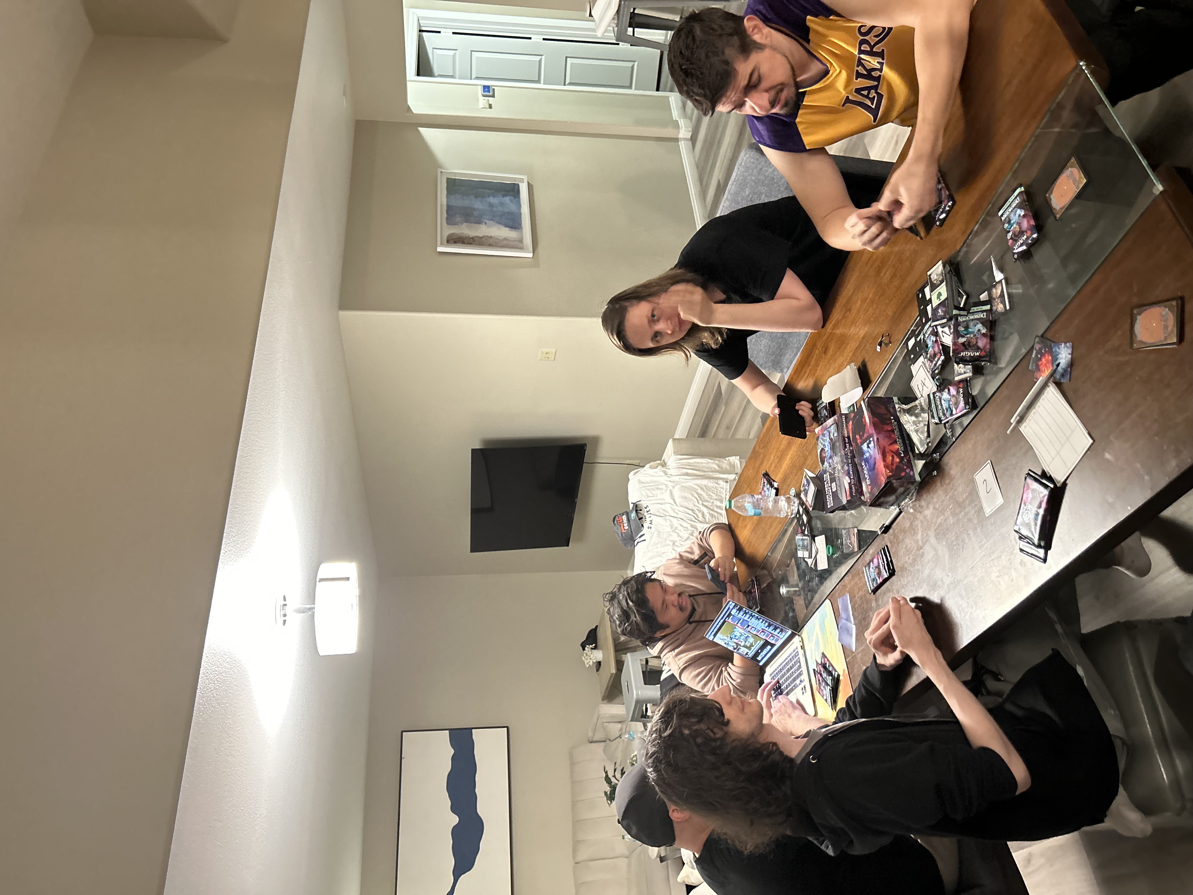 Team Handshake Ultimate Guard during playtesting at the testing house